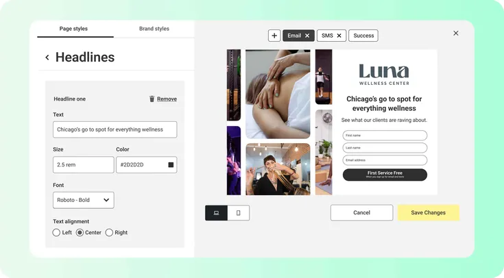 Luna Wellness Center email