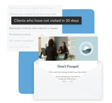 graphic showing email advertising