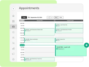 Mindbody scheduling features