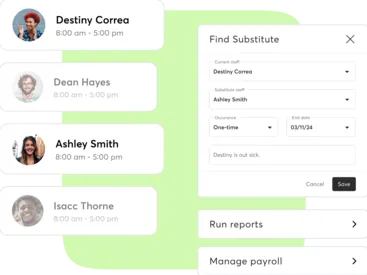 Mindbody staff management features