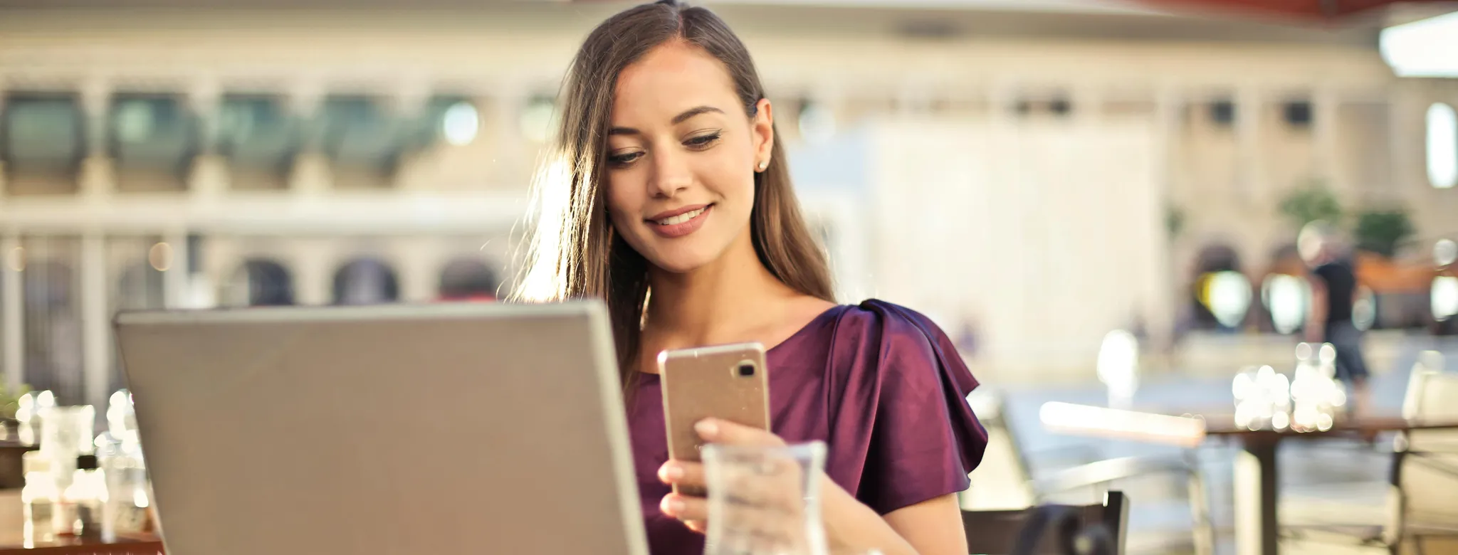 business owner using mindbody payments to run her fitness studio