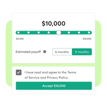 A screenshot showing how easy it is to get funding via Mindbody Capital.